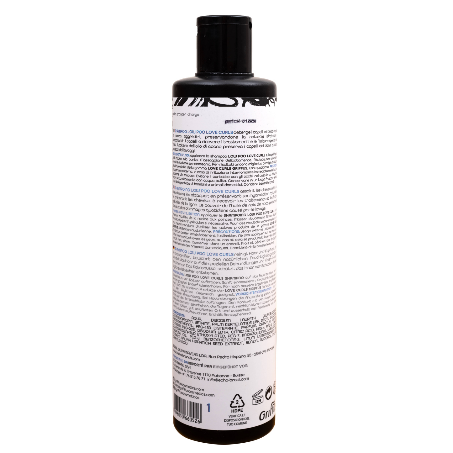 Shampooing Griffus Love Curls Pour Cheveux boucles 2A à 4C