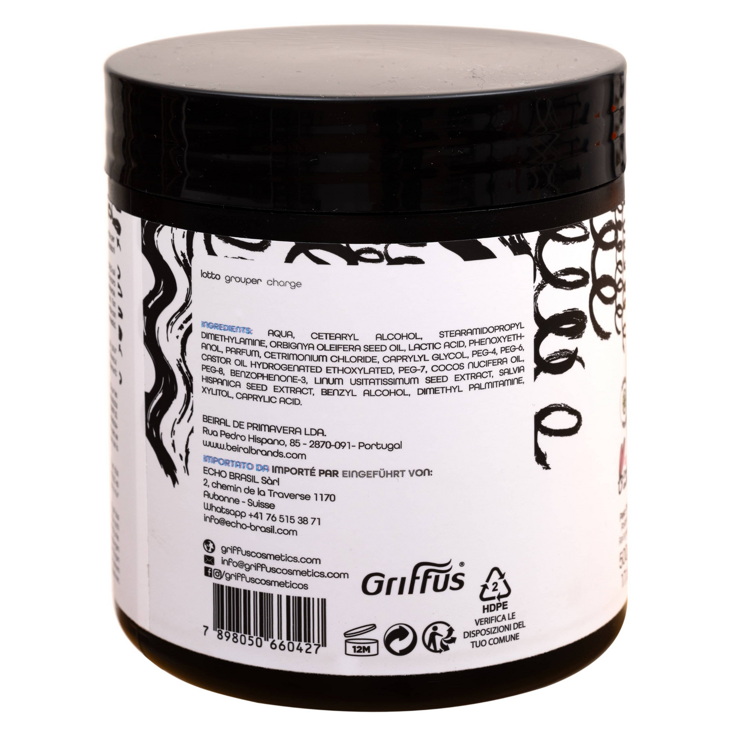 Griffus Love Curls Masque Hydratation 500 GR