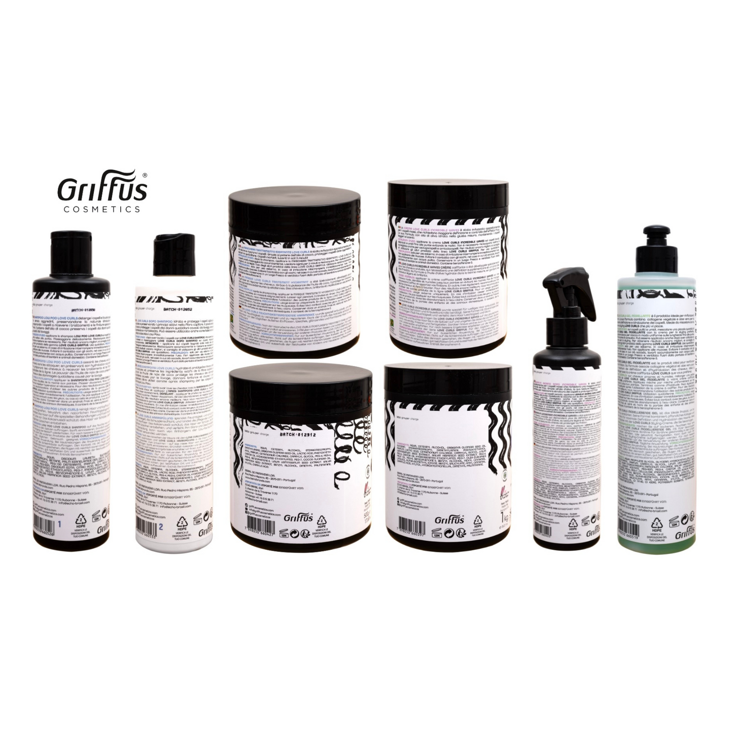 Griffus Love Curls Kit de routine complète 1 KG 2ABC