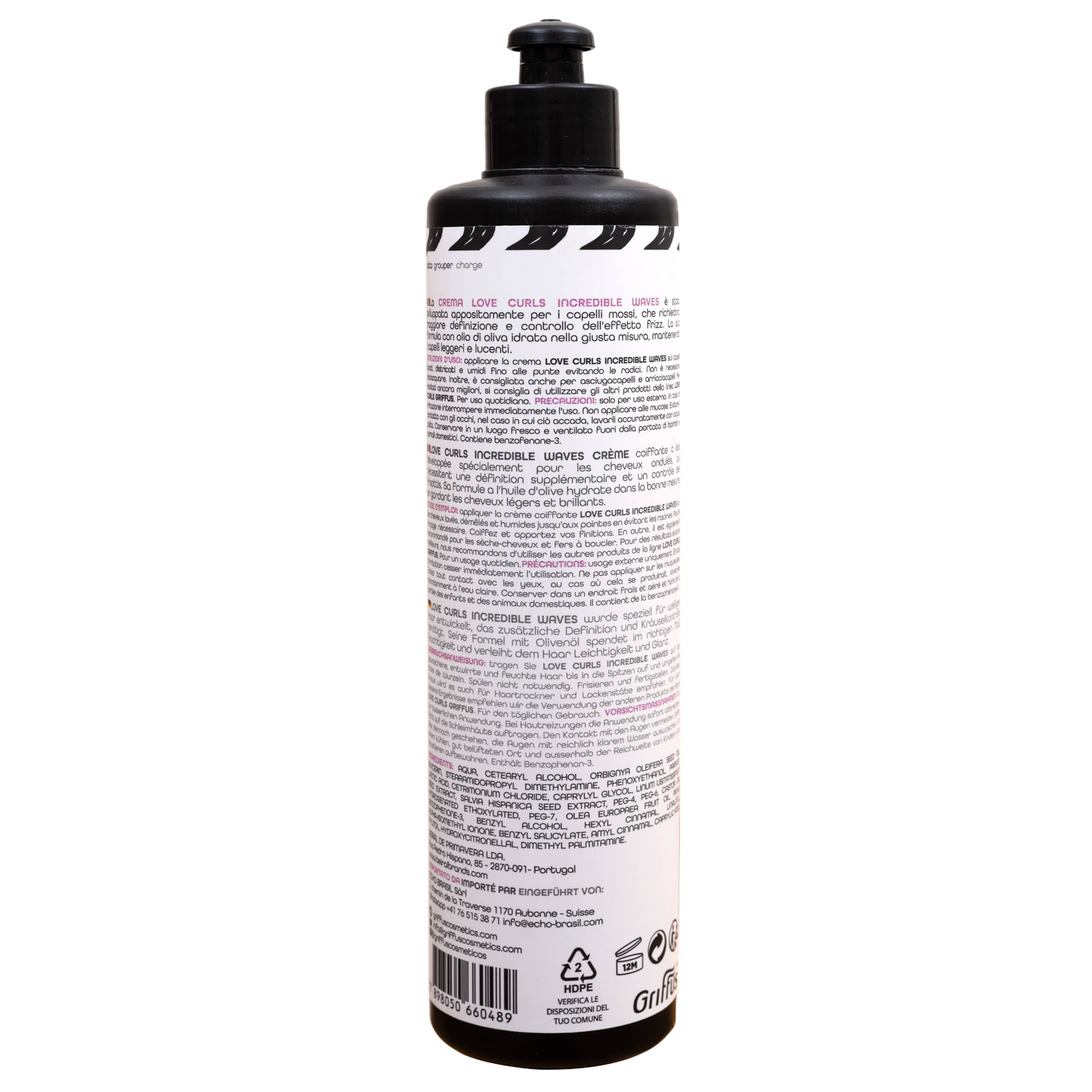 Griffus Love Curls Incredibles Waves Crème à coiffer 2ABC 420 ml