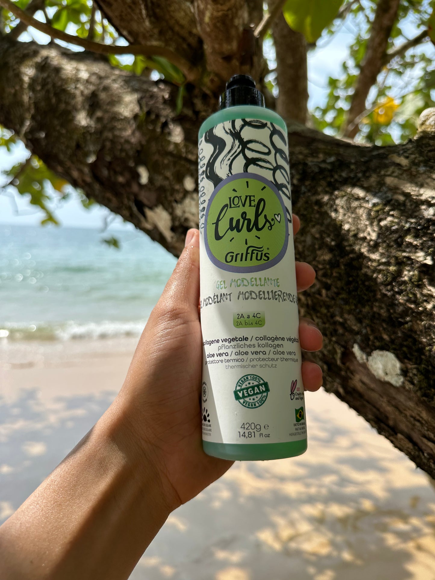 Griffus Love Curls Gelée Modelante 420g - Définition & Hydratation pour Boucles 2A à 4C