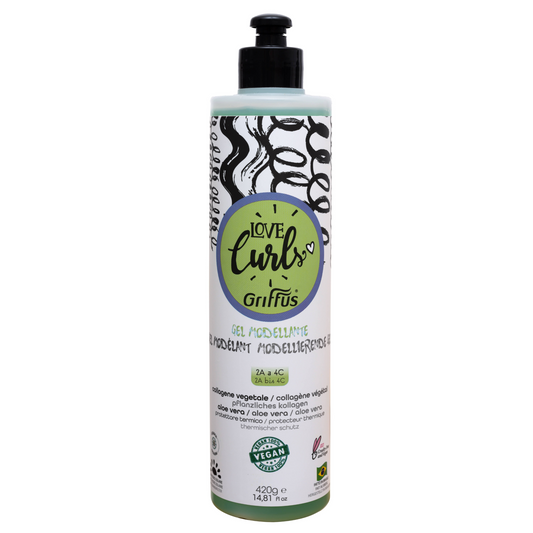 Griffus Love Curls Gelée Modelante 420g - Définition & Hydratation pour Boucles 2A à 4C
